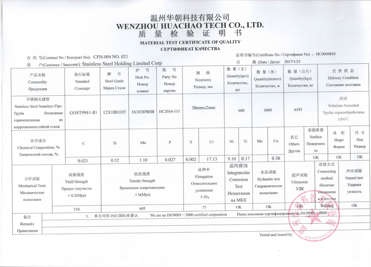 Wenzhou Huahao Tech Co